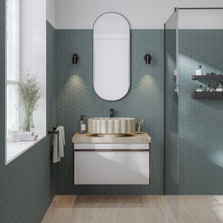 Зеркало (42х100) Kerama Marazzi Cono 42 CO.mi.P.42\BLK