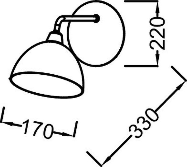 Светильник Jacob Delafon Odeon Rive Gauche EB2575-NF