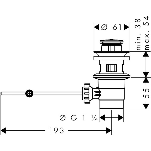 Смеситель для раковины Hansgrohe Vernis Shape 71561000