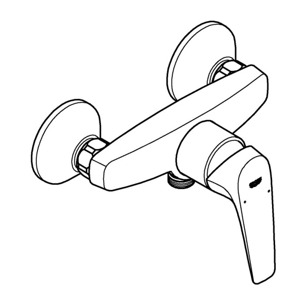 Смеситель однорычажный для душа Grohe BauFlow 23755 000 (23755000) хром
