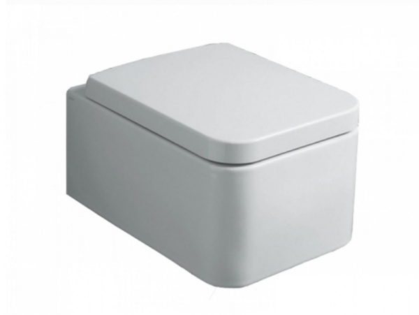 Комплект Simas Flow: унитаз подвесной + сидение FL28bi/cr