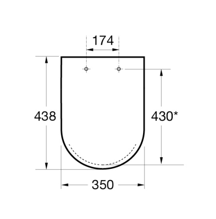 Крышка для чаши Roca Debba Round Soft Close,supralit 801B2200B