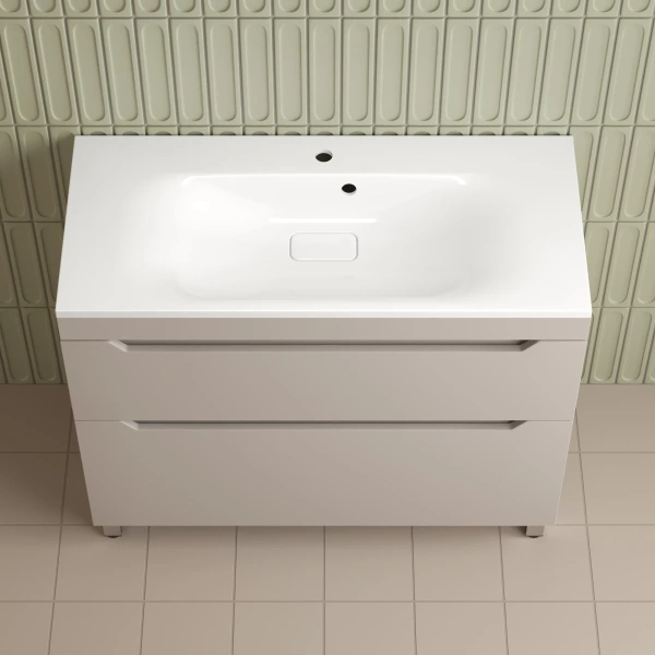 Тумба напольная без раковины 100 см Style Line Остин ЛС-00002401 кремовый матовый