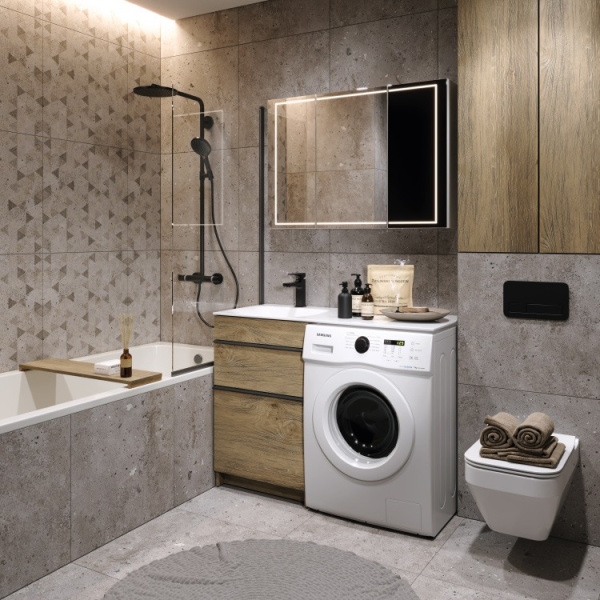 Тумба под стиральную машину Aqwella Terra 115 TER01052NDB