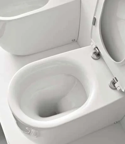 Унитаз приставной безободковый Kerasan Nolita 531801 белый глянец, без сиденья