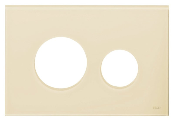Лицевая панель стекло/слоновая кость TECE 9240680