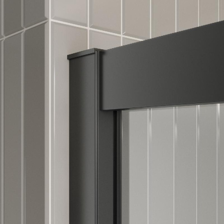 Душевой уголок BelBagno Luce LUCE-A-2-90-C-NERO