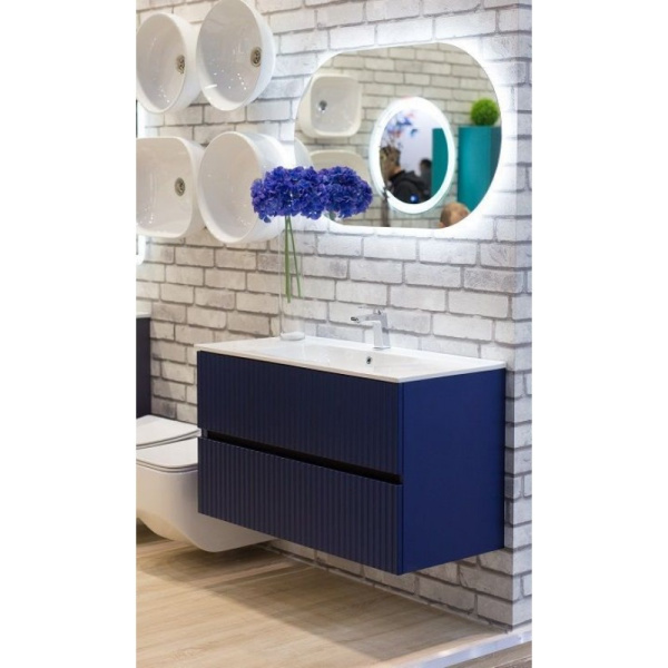 База под раковину Art&Max Torino AM-TORINO-900-2C-SO-SA-P Сапфир