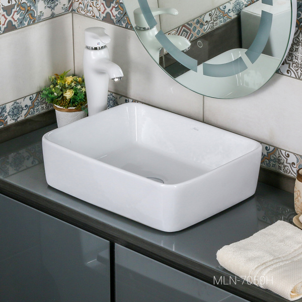 Раковина накладная (48,5х38) Melana 7050H-805