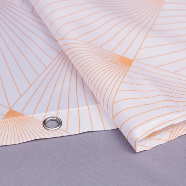 Штора для ванной комнаты IDDIS Basic B46P218i11, оранжевый