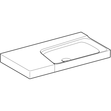 Раковина подвесная (90x48) Geberit Xeno2 500.536.01.1