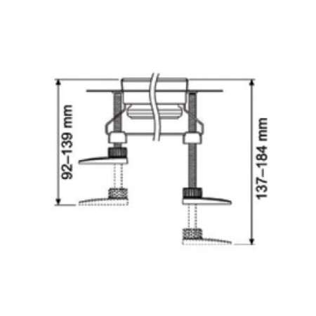 Комплект опор для душевого лотка TECE 660003 Комплект опор для душевого лотка TECE 660003