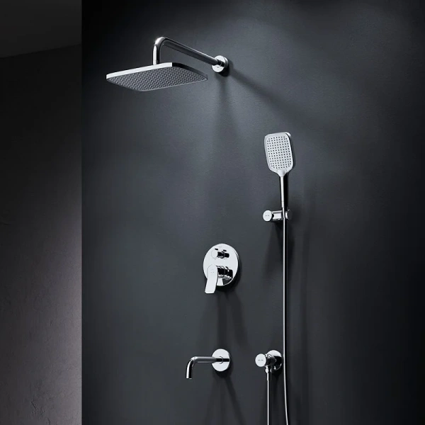 Душевой комплект с изливом Am.Pm X-Joy FB85A3RH40 хром