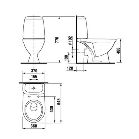 Унитаз-компакт Jika Baltic 8242860002429