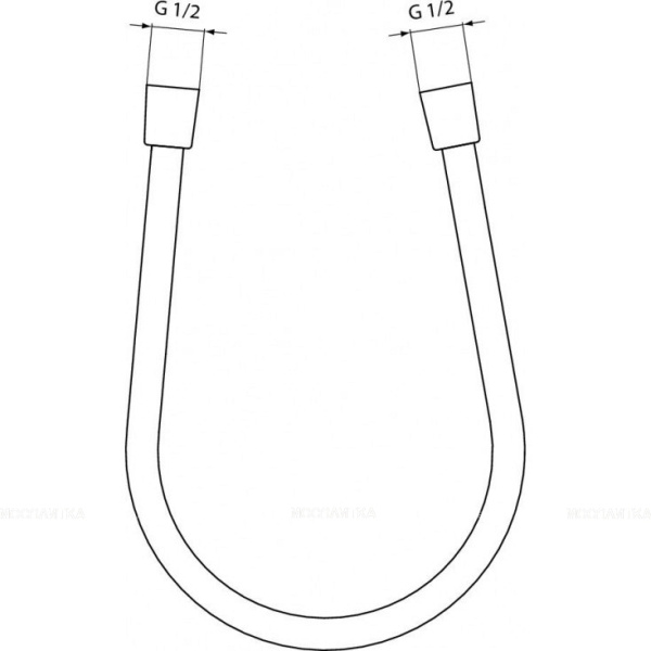 Пластиковый шланг Ideal Standard A4109XG