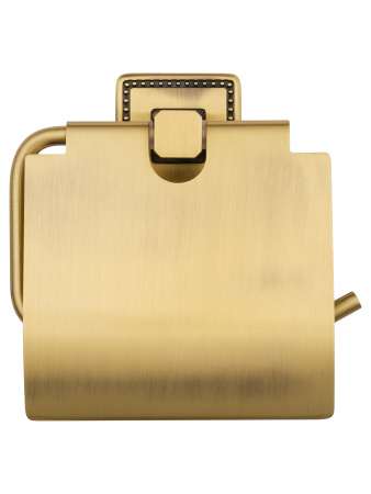 Держатель для туалетной бумаги с крышкой WONZON & WOGHAND ROMA, бронза WW-7226