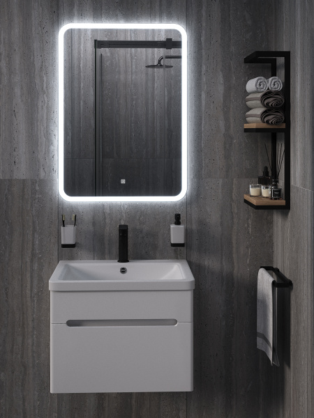 Зеркало RUNO с подсветкой 600х800 Руан Led (ЗЛП2481)