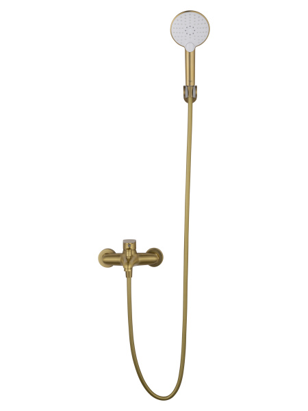 Смеситель для ванны с душем WONZON & WOGHAND ALFA, брашированное золото WW-AE3204-BG