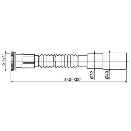 Гибкое соединение AlcaPlast A76