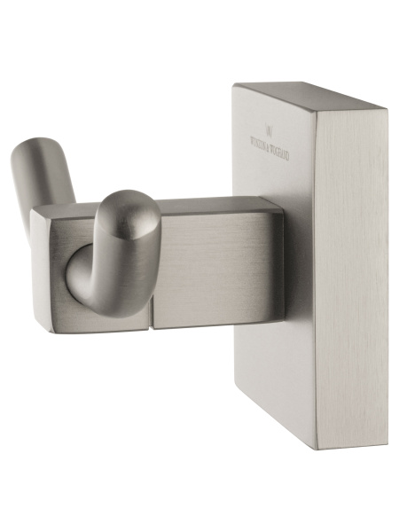 Двойной крючок для ванной WONZON & WOGHAND POLO, брашированный никель WW-8925-BN