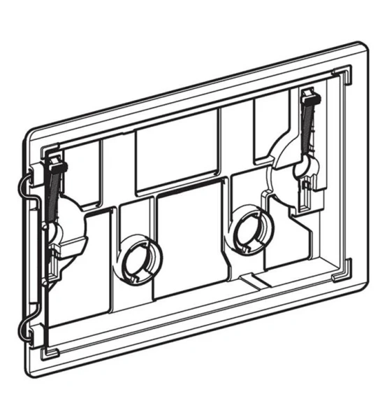 Монтажная рамка Geberit для смывных клавиш Omega 243.108.00.1