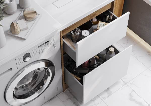 Тумба с фасадом Aquaton Лондри 60 1A2669K1LH0C0