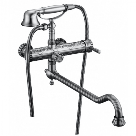Смеситель для ванны, античное серебро Zorg A 101WDN-SL