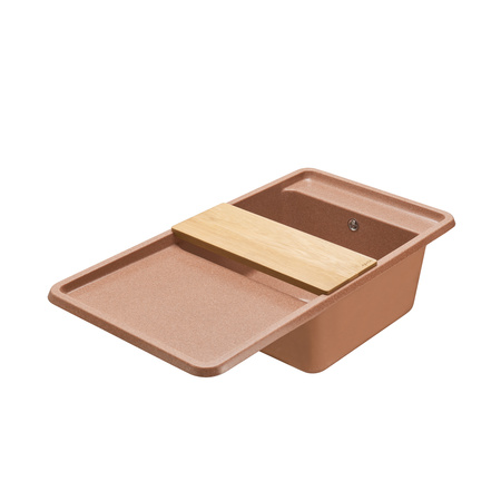 Кухонная мойка Aquaton Беллис 97 1A725132BS270 терракот