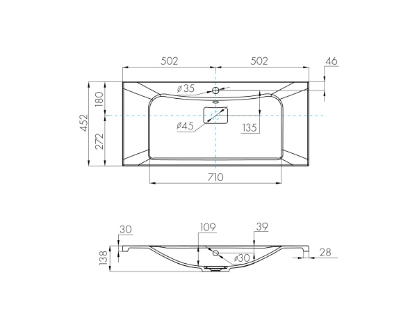 Раковина Aquaton Брук 100 1A71333KBC010