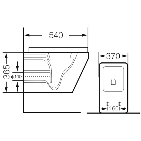 Комплект унитаза с инсталляцией Grossman Galaxy 97.4440BMS.05.01M с клавишей смыва