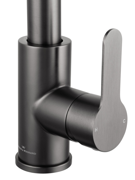 Смеситель для кухни с выдвижным изливом WONZON & WOGHAND, темный графит WW-121E201L-BGG Смеситель для кухни с выдвижным изливом WONZON & WOGHAND, темный графит WW-121E201L-BGG