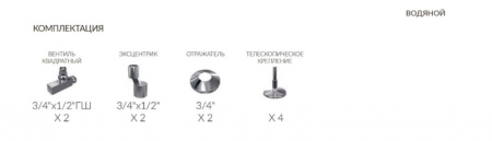 Полотенцесушитель водяной Terminus ПАЛЕРМО (500х926) П13 4620768886508