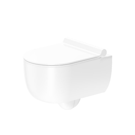 Подвесной унитаз безободковый с сиденьем микролифт Damixa Scandinavian Pure DX36C1701SC