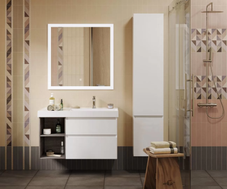 Пенал Kerama Marazzi Cubo 165 CUB.165Lh\WHT.M матовая