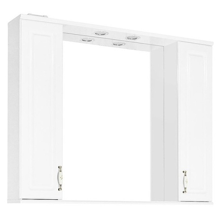 Зеркало-шкаф Style Line Олеандр-2 100 (100x83) ЛС-00000583 белый