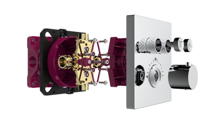 Встраиваемый термостат для ванны AQUAme AQM8801CR