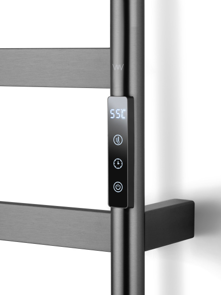Полотенцесушитель электрический WONZON & WOGHAND DÜSSELDORF, темный графит WW-A204-GM Полотенцесушитель электрический WONZON & WOGHAND DÜSSELDORF, темный графит WW-A204-GM