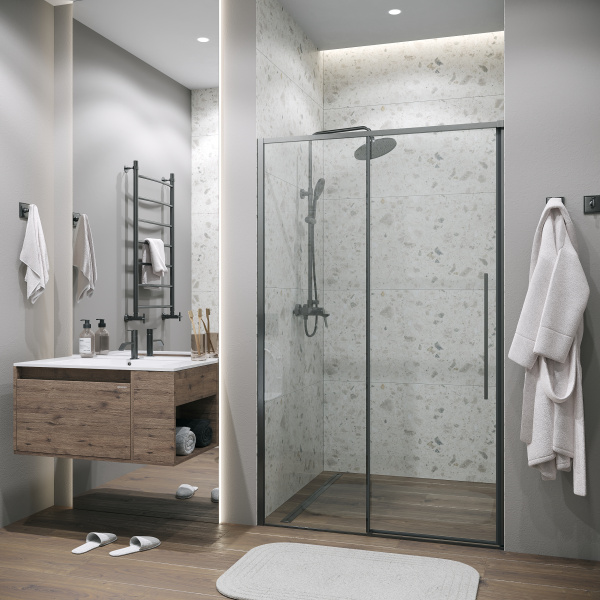 Душевая дверь (140х195) Grossman Galaxy 100.K33.01.140.42.00, раздвижная