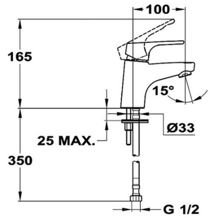 Смеситель для раковины Mofem JUNIOR 150-0057-30