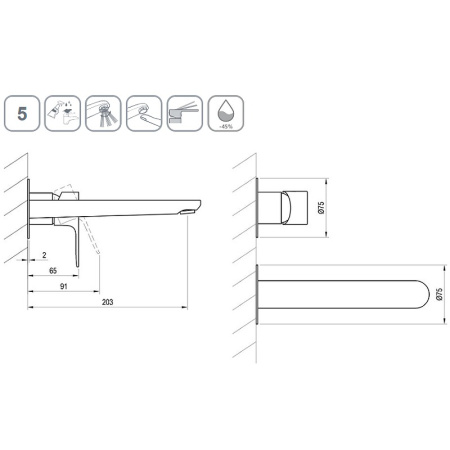 Смеситель для раковины Ravak Eleganta EL 019.10WV.O1 X070255 белый вельвет