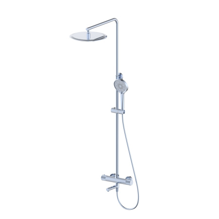Душевая система с термостатом Oliveeka Y OL-739902-CR, хром
