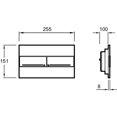 Клавиша смыва Jacob Delafon E4316-38R