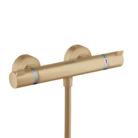 Термостат для душа Hansgrohe Ecostat Comfort 13116140 шлифованная бронза