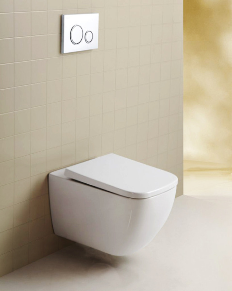 Унитаз подвесной безободковый BelBagno ALPINA BB10100CHR