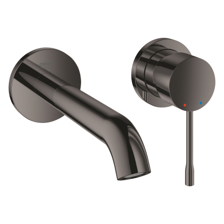 Смеситель для раковины однорычажный Grohe Essence 29192 A01 (29192A01) тёмный графит глянец
