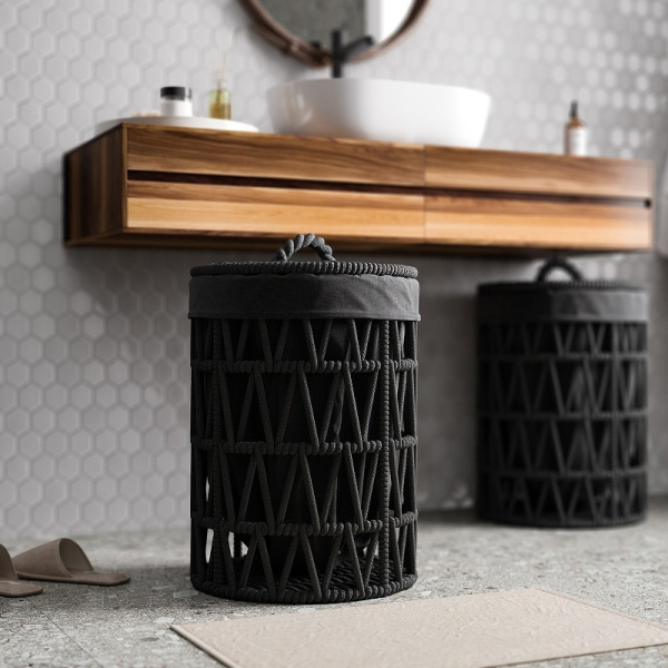 Корзина для белья WasserKRAFT Mosel WB-460-S