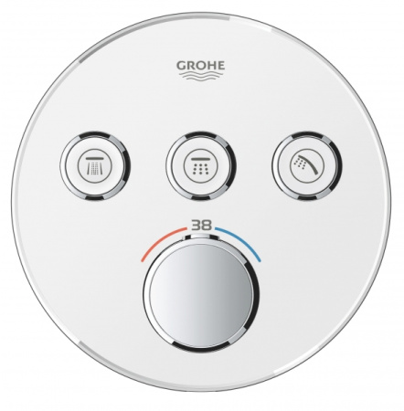Смеситель термостат Grohe SmartControl 29904 LS0 (29904LS0) белая луна