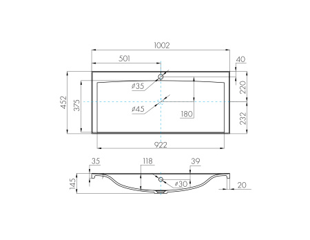 Раковина Aquaton Айрис 100 белая 1A723031AG010