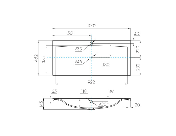 Раковина Aquaton Айрис 100 белая 1A723031AG010