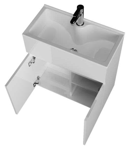 Тумба с раковиной 1Marka Mira 60П У75328